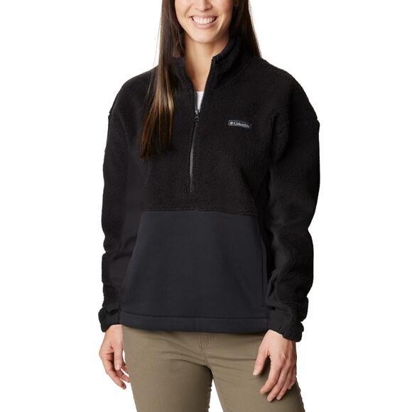Columbia Women's Trek Hybrid Sherpa Half-Zip Jacket Size L 11766 - Picture 1 of 1